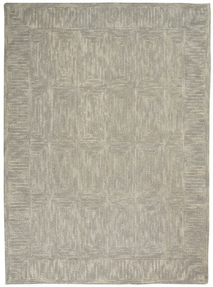 Nourison Home Colorado CLR04 Grey Contemporary Tufted Rug
