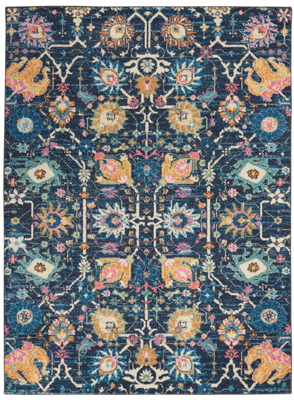 Nourison Home Passion PSN01 Navy Transitional Power-loomed Rugs