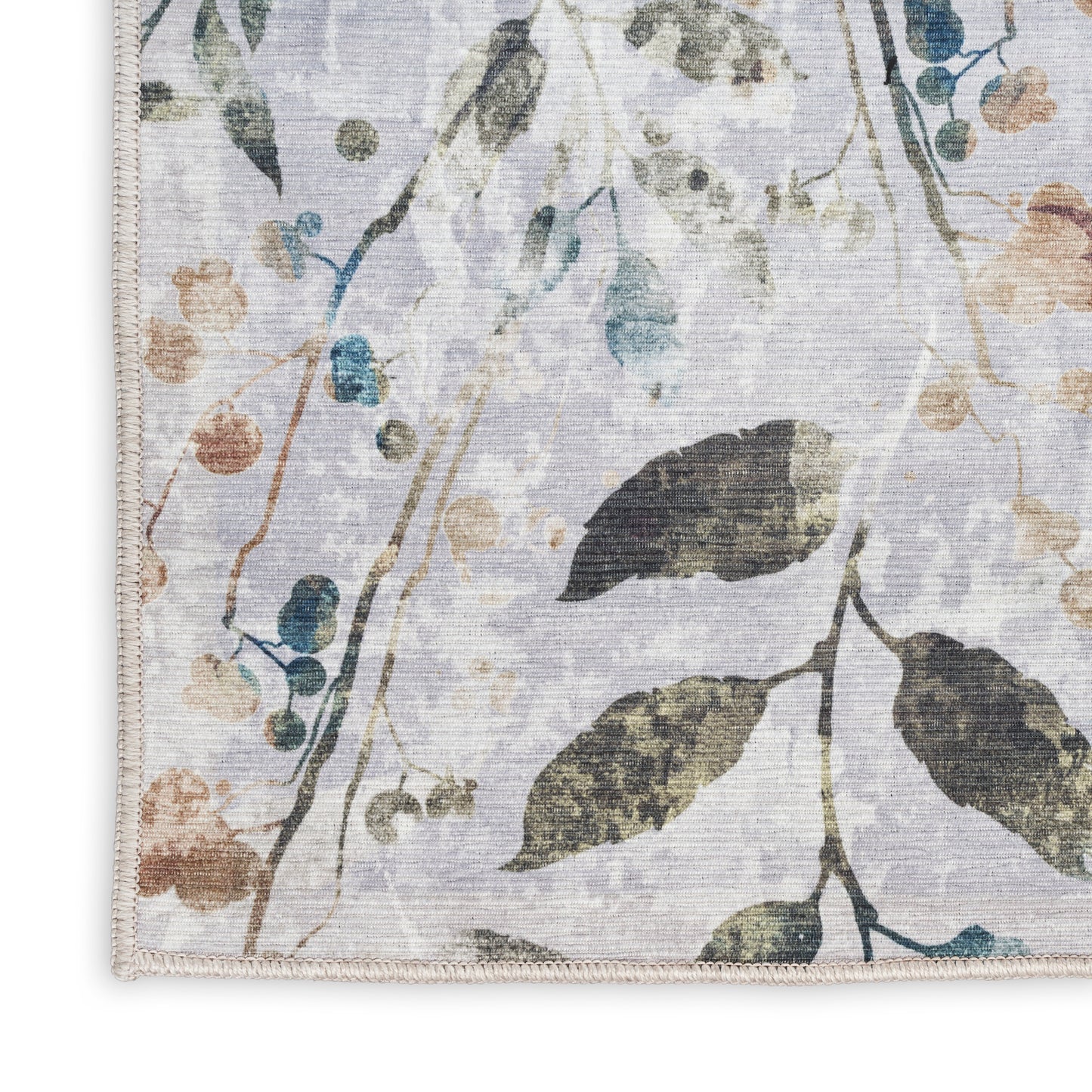 Nourison Home Nourison Washables  Grey Multicolor  Traditional