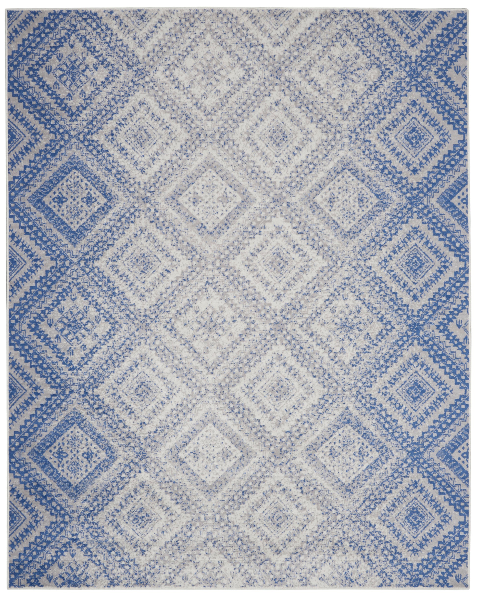 Nourison Home Whimsicle  Ivory Blue  Contemporary
