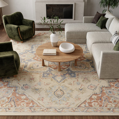 Nourison Home Maison  Ivory Rust  Traditional