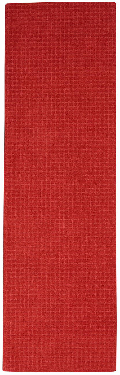 Calvin Klein Las Vegas CK830 Red Contemporary Tufted Rug