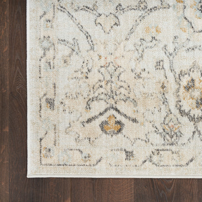 Nourison Home Oushak Home  Grey  Traditional