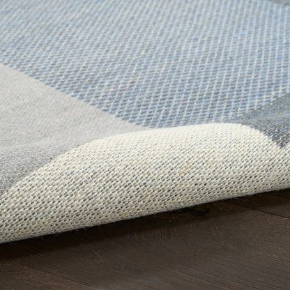 Nourison Home Copenhagen  Ivory Blue  Contemporary