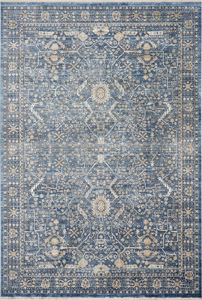 Nourison Home Lustrous Weave LUW03 Blue  Power-loomed Rug