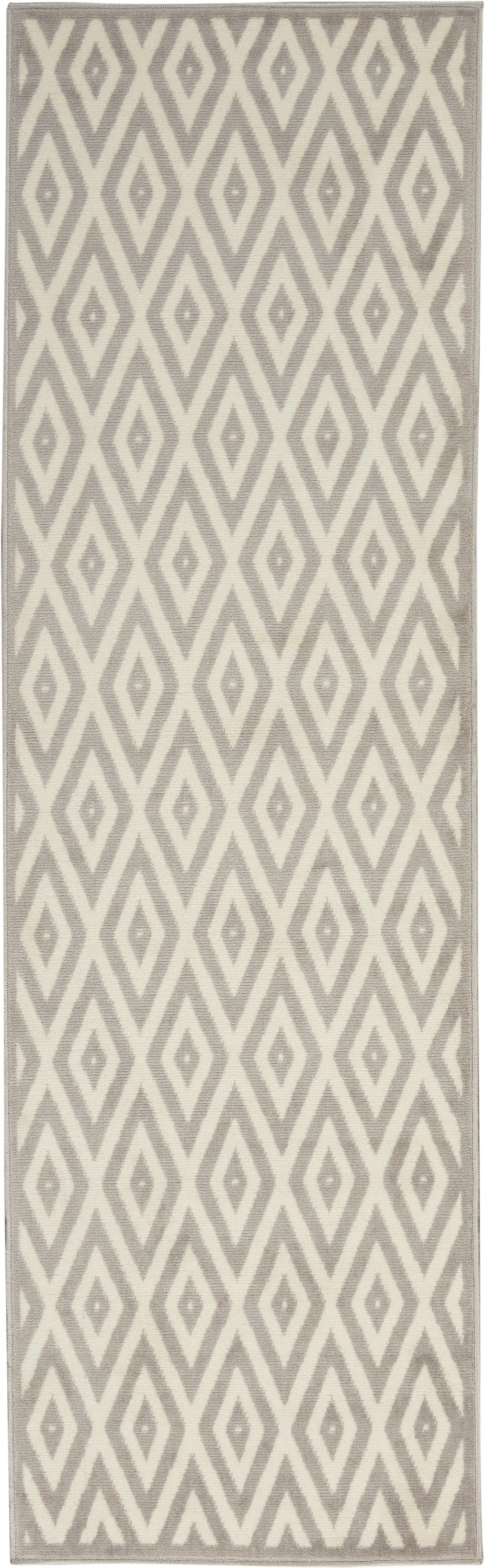 Nourison Home Grafix GRF18 White Grey Contemporary Power-loomed Rug