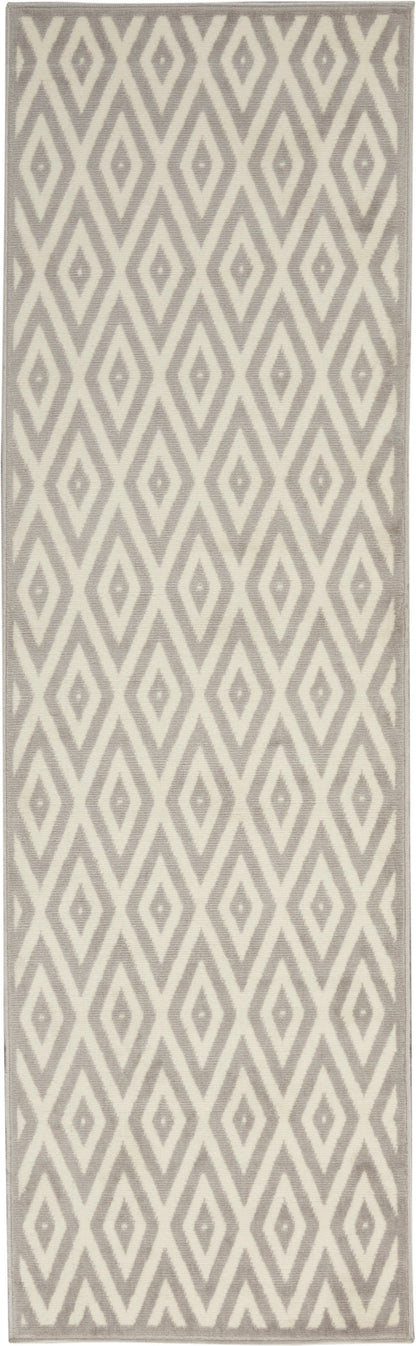 Nourison Home Grafix GRF18 White Grey Contemporary Power-loomed Rug