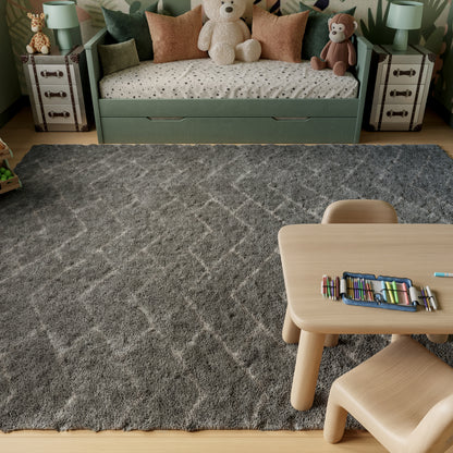 Nourison Home Dreamy Shag  Grey  Contemporary