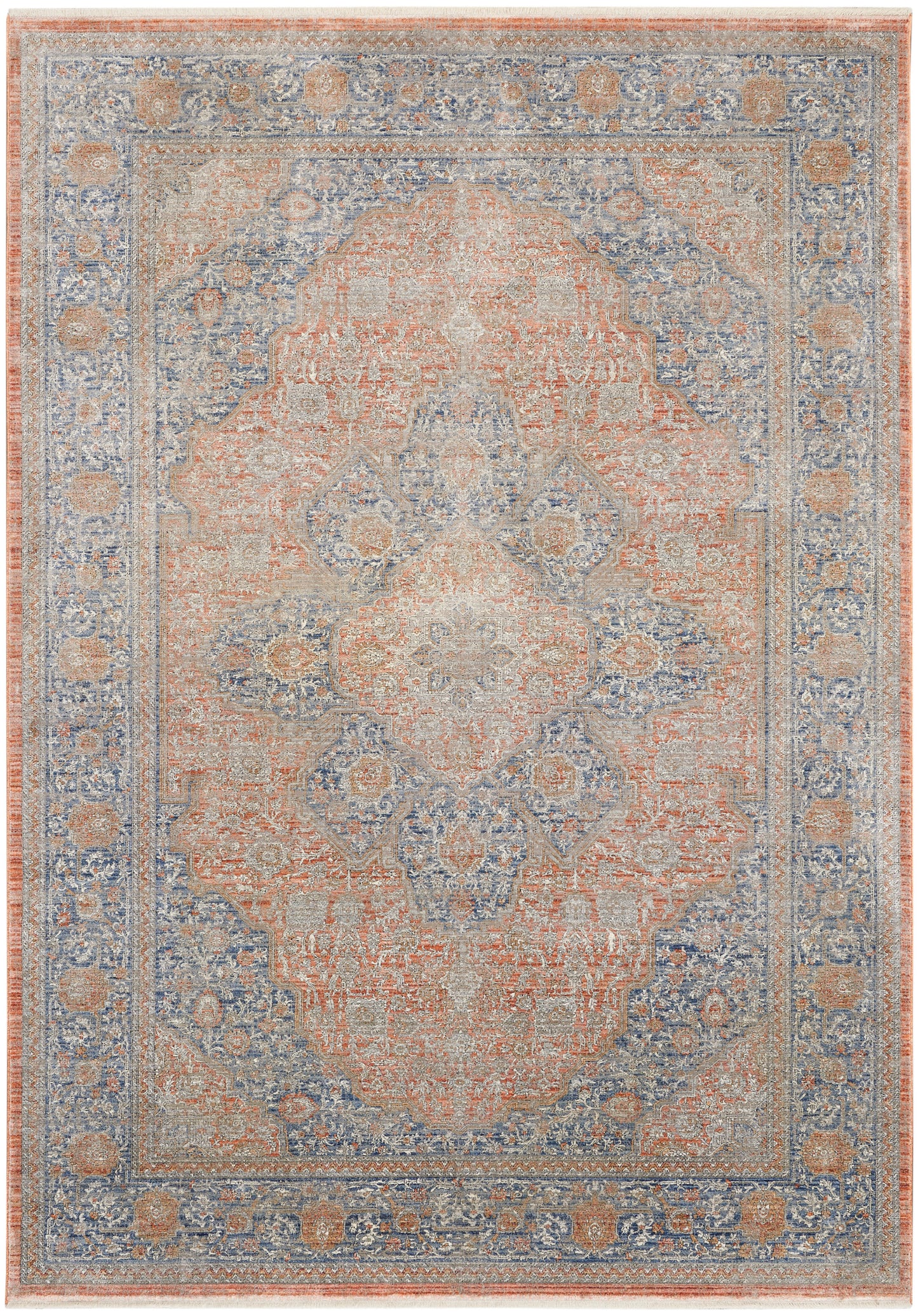 Nourison Home Starry Nights STN07 Blush Multicolor Traditional Loom-woven Rug