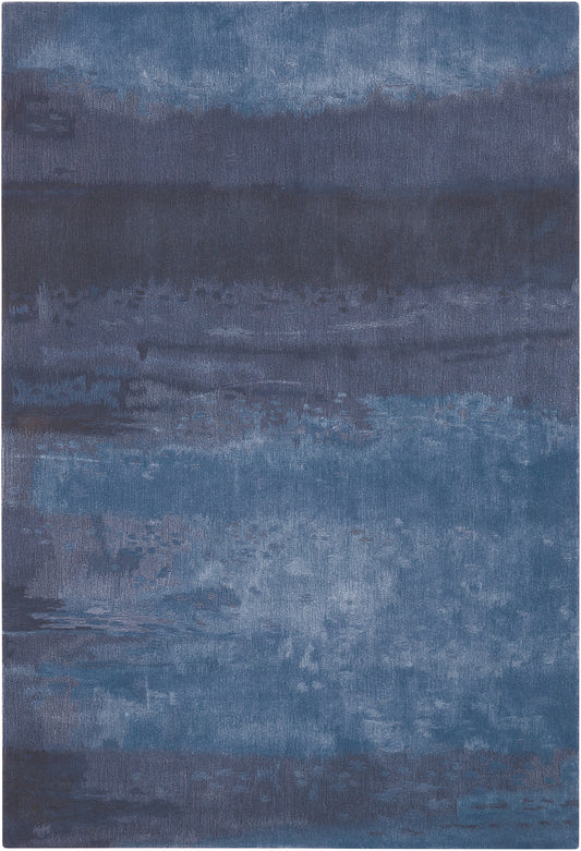 Calvin Klein Home Luster Wash  Indigo  Contemporary