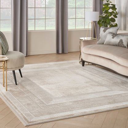 Nourison Home Glitz  Ivory  Contemporary
