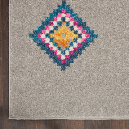 Nourison Home Passion  Grey Multicolor  Transitional