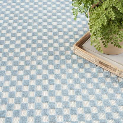 Nourison Home Care Free  Blue  Contemporary