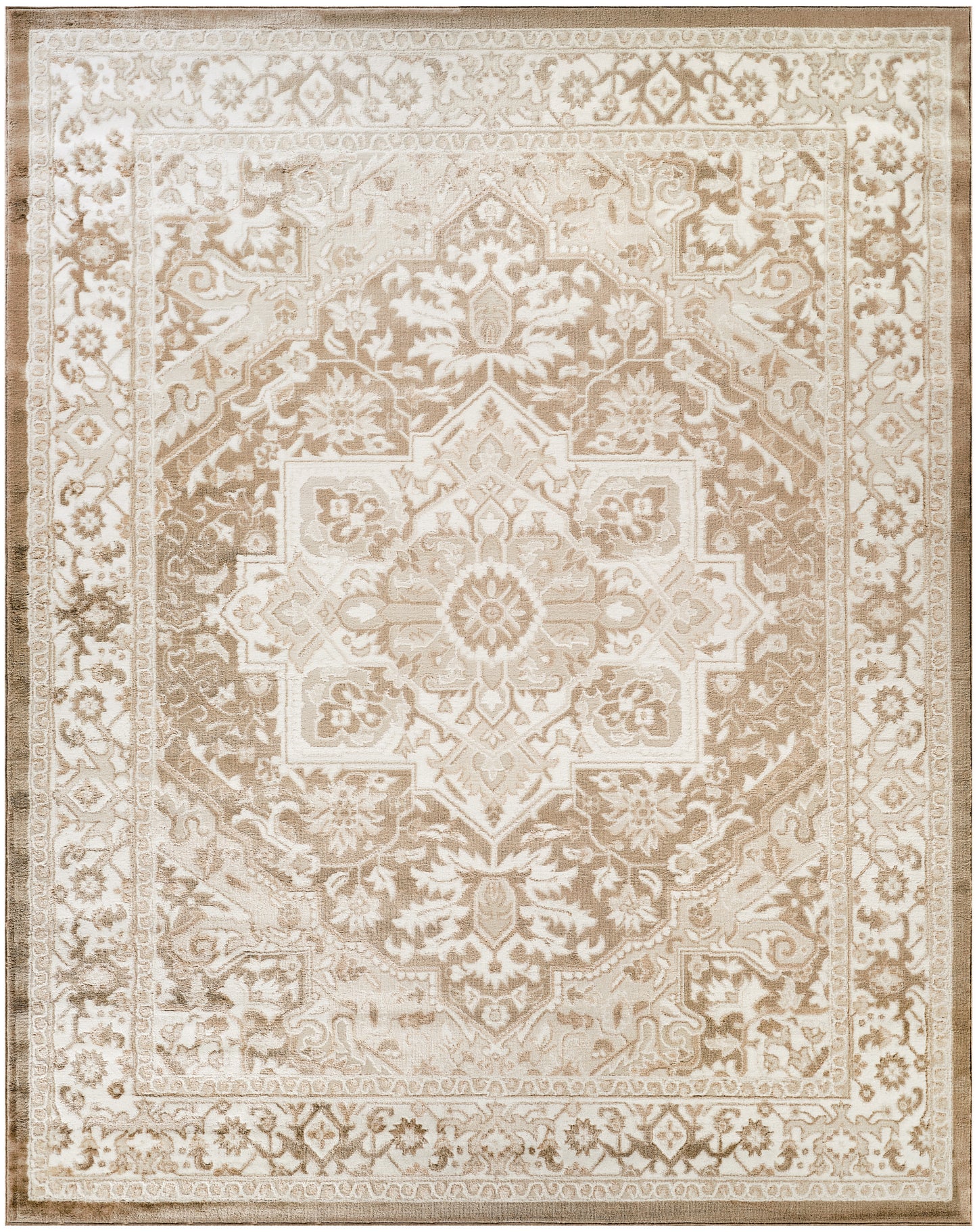 Nourison Home Dekor  Taupe Ivory  Traditional
