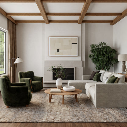 Nourison Home Dreamy Shag  Ivory Beige  Contemporary