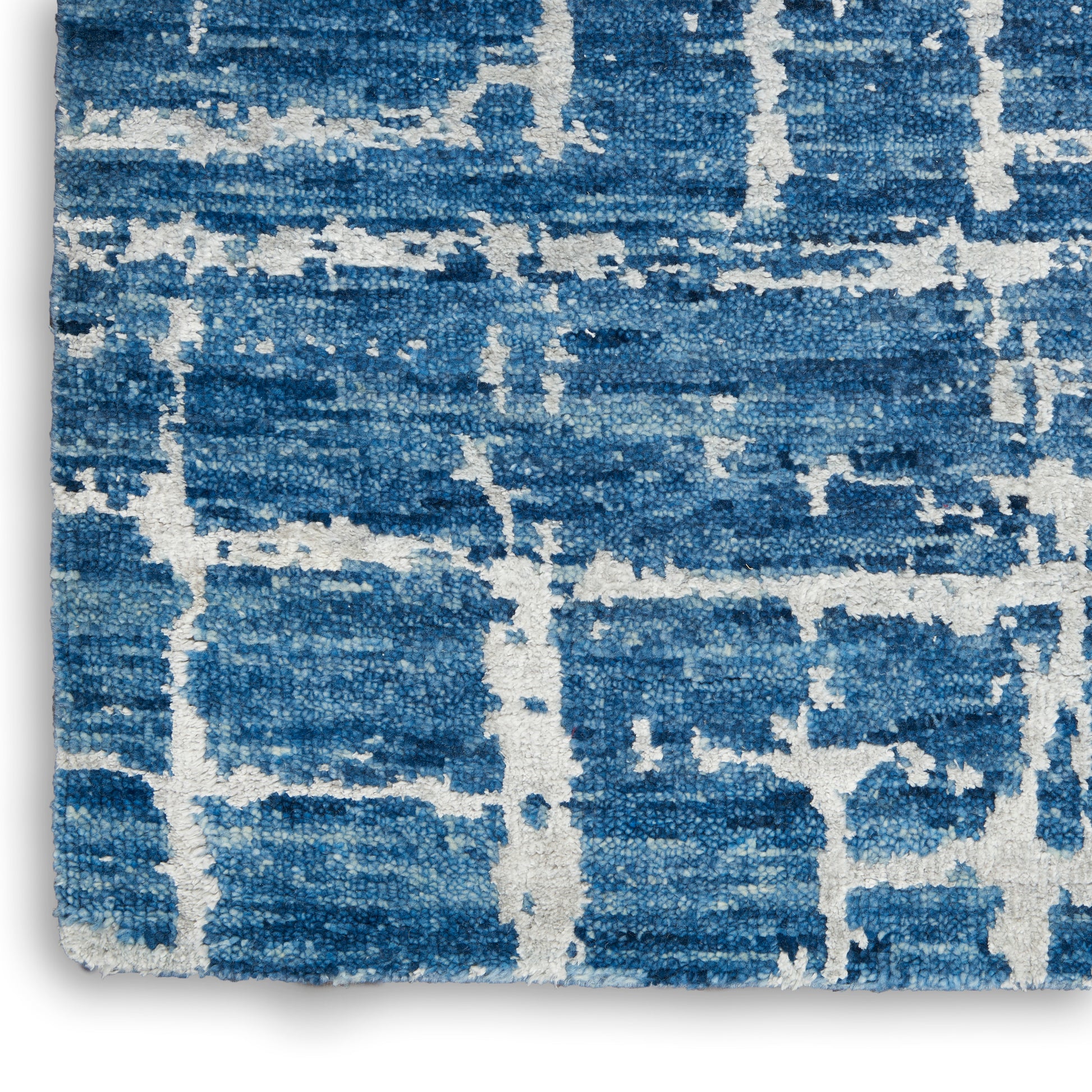 Nourison Home Luna  Blue Silver  Contemporary