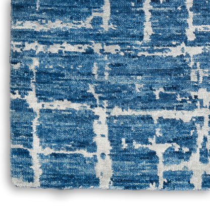 Nourison Home Luna  Blue Silver  Contemporary