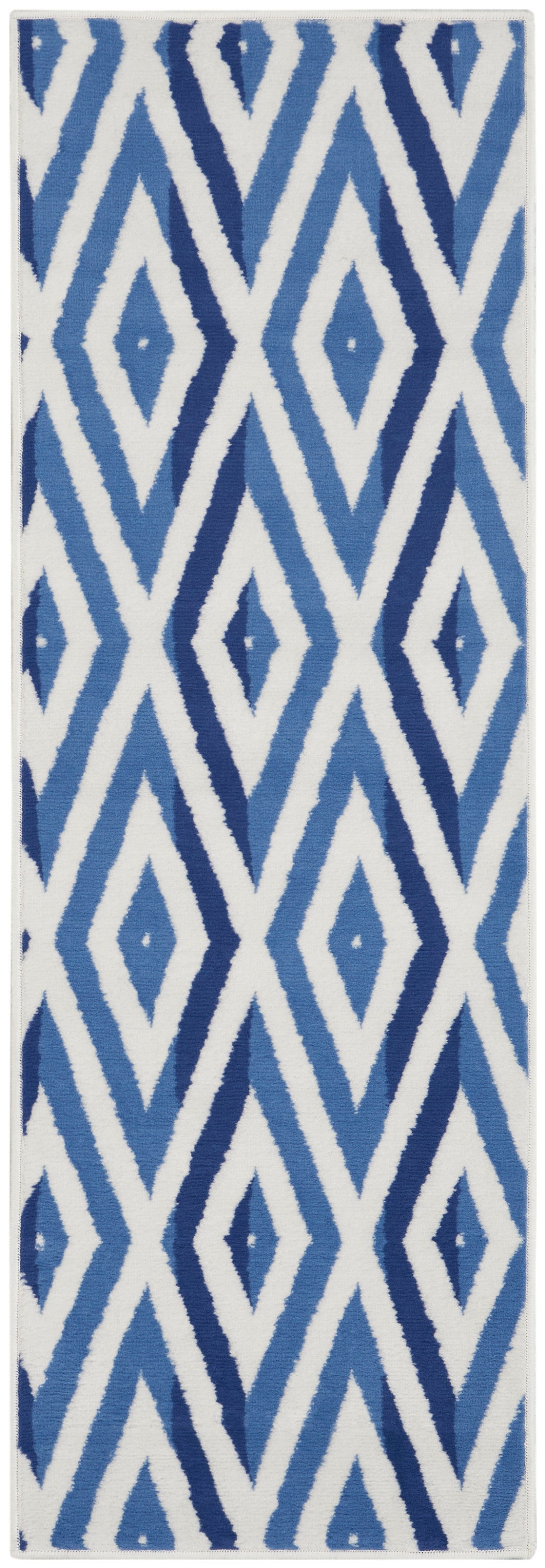 Nourison Home Whimsicle WHS04 Ivory Blue Contemporary Power-loomed Rug