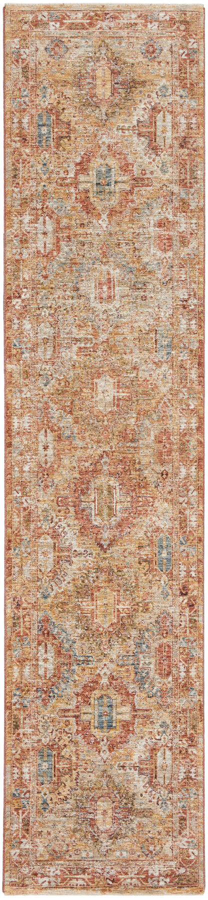 Nourison Home Sahar SHR01 Rust Traditional Power-loomed Rug