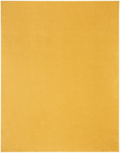Nourison Home Nourison Essentials NRE01 Yellow Contemporary Power-loomed Rug
