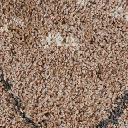Nourison Home Denmark Shag  Tan  Contemporary