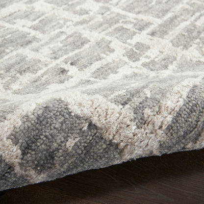 Nourison Home Luna  Grey Silver  Contemporary