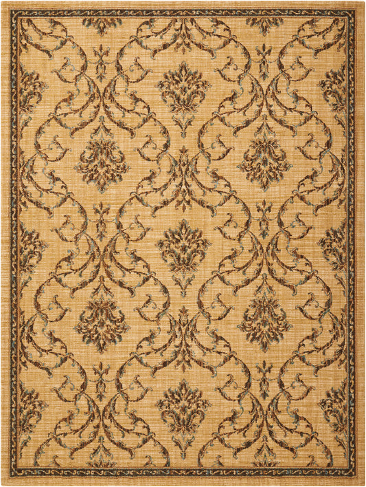 Nourison Home Radiant Impression  Beige  Traditional