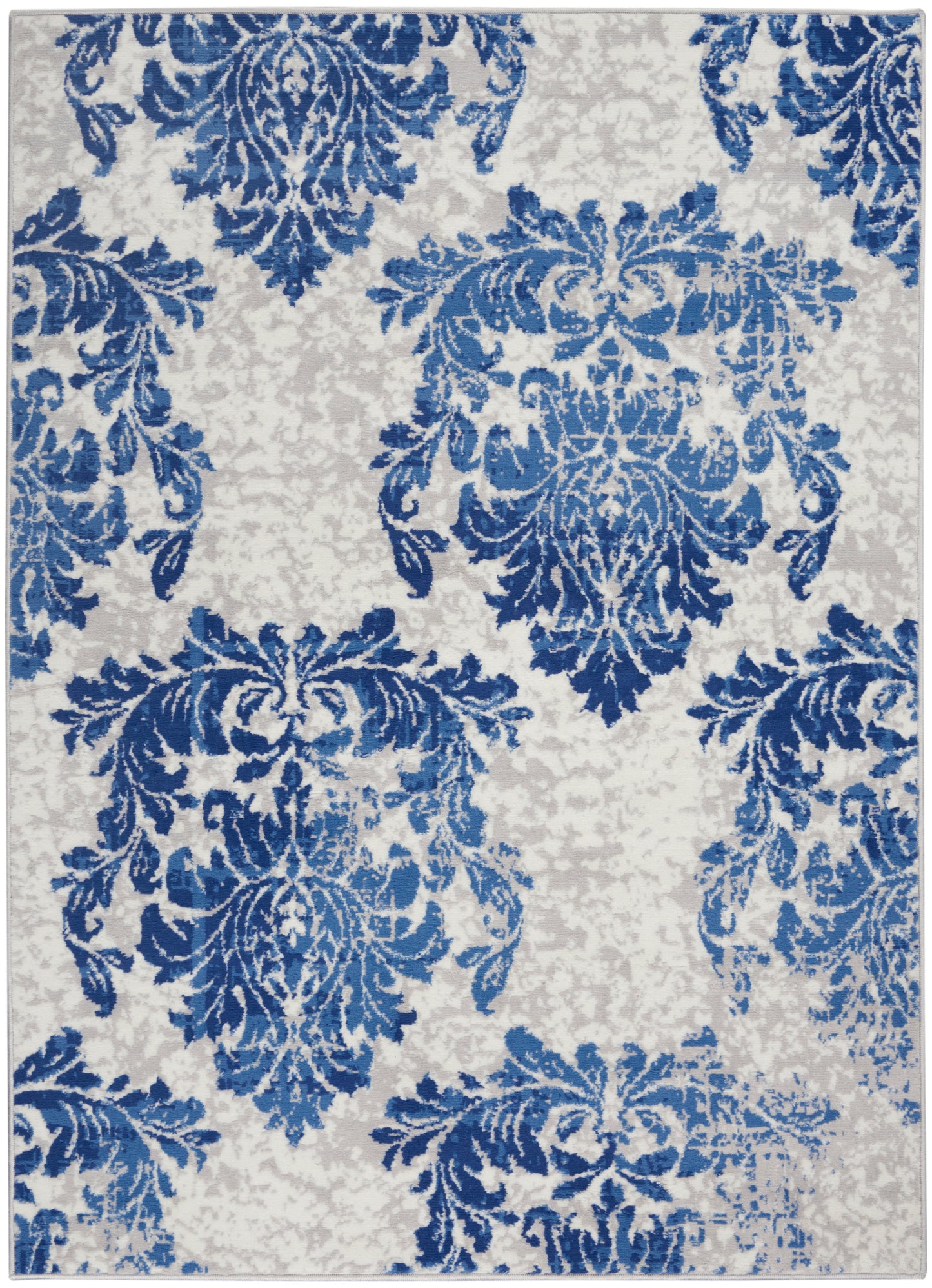 Nourison Home Whimsicle WHS11 Ivory Navy Contemporary Power-loomed Rug