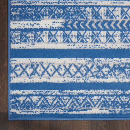 Nourison Home Whimsicle  Light Blue Ivory  Transitional