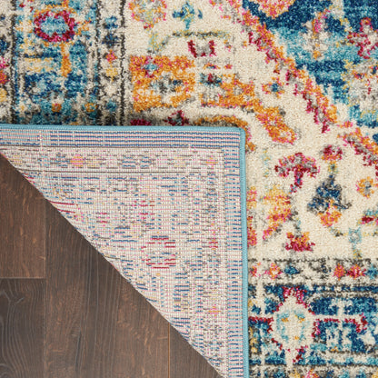 Nourison Home Passion  Ivory Light Blue  Transitional