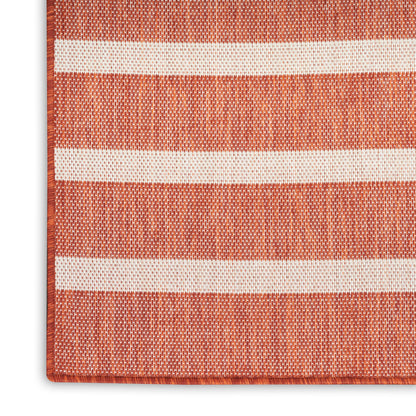 Nourison Home Positano  Terracotta Ivory  Contemporary