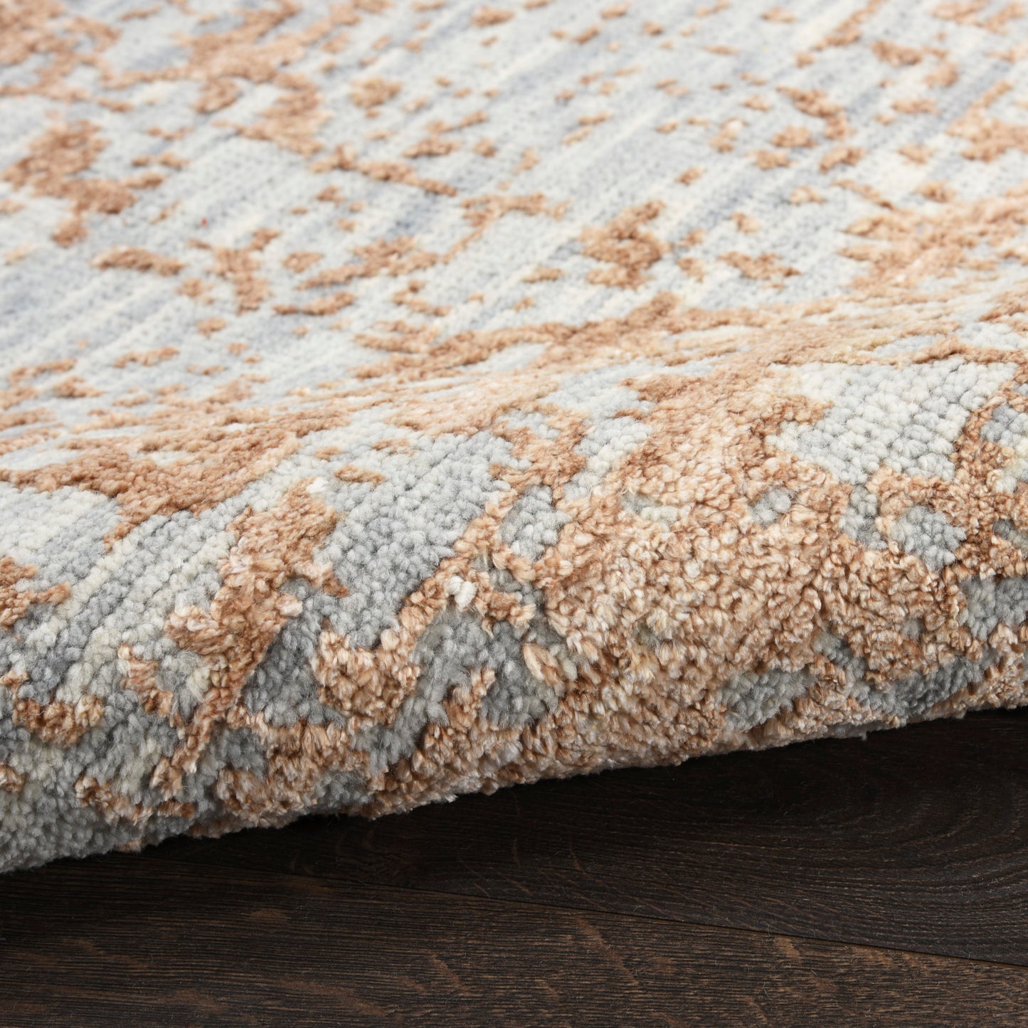 Nourison Home Luna  Blue Mocha  Contemporary