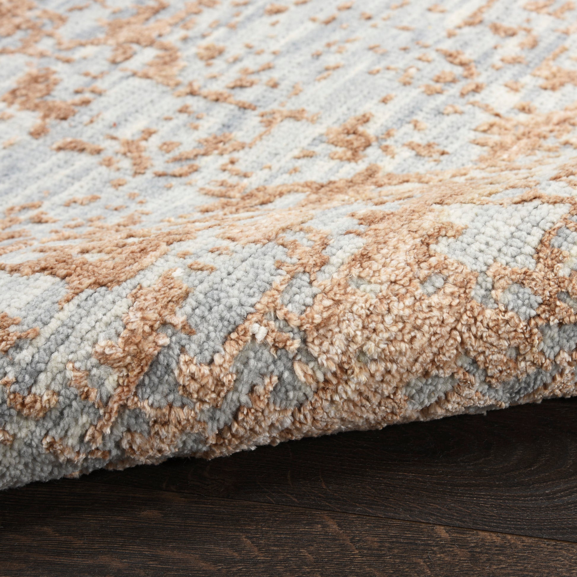 Nourison Home Luna  Blue Mocha  Contemporary