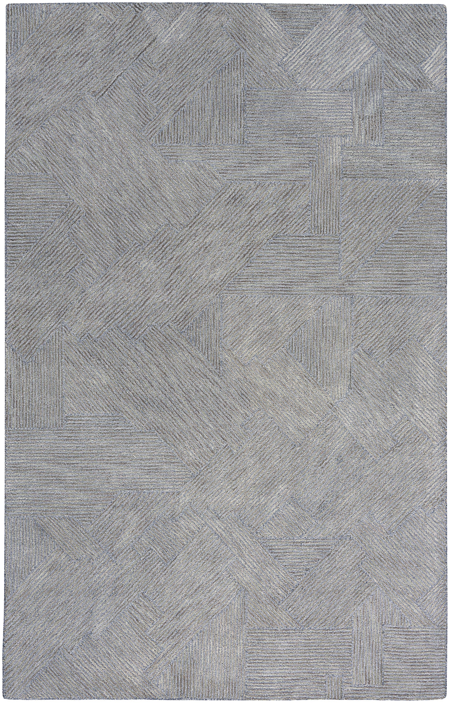 Michael Amini Ma30 Star SMR01 Slate Contemporary Hand Tufted Rug