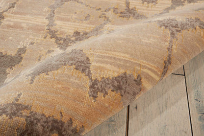 Nourison Home Silken Allure  Beige  Contemporary