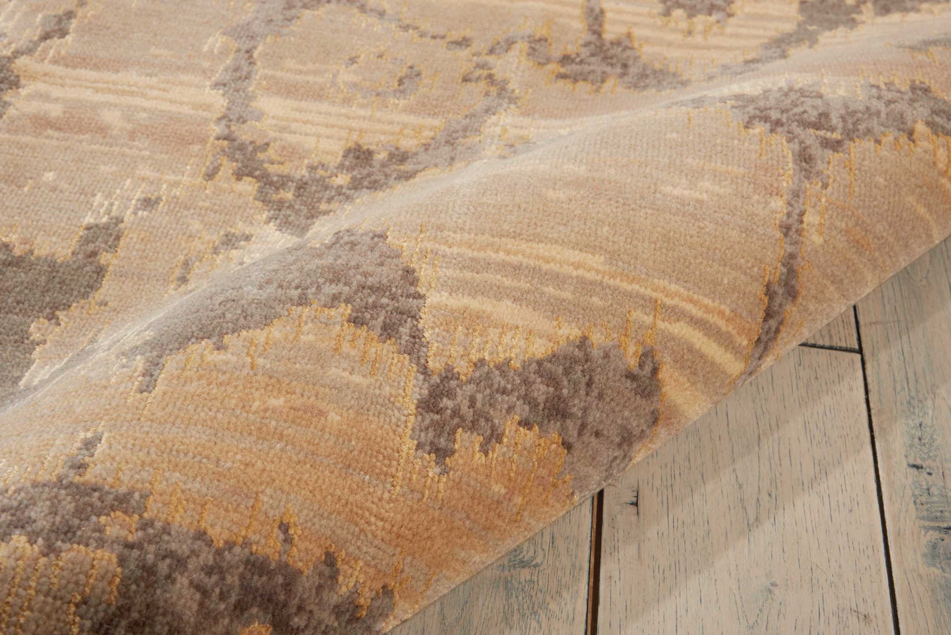 Nourison Home Silken Allure  Beige  Contemporary