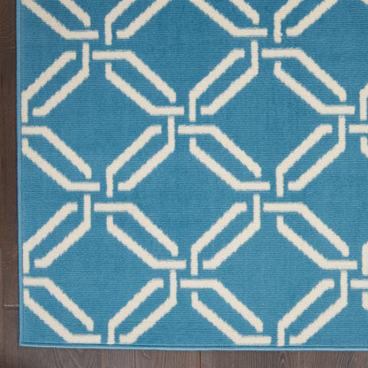 Nourison Home Jubilant  Blue  Contemporary