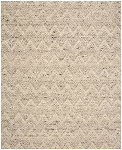 DKNY Pure Purl PUU01 Grey Ivory Contemporary Handmade Rug