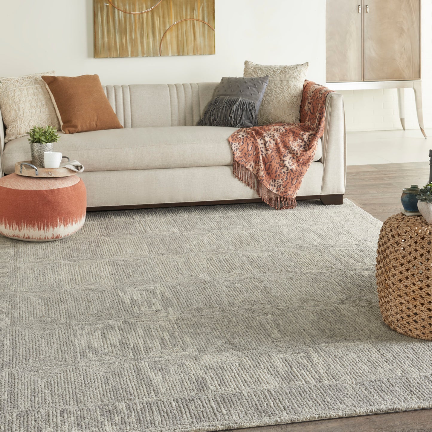 Nourison Home Colorado  Grey  Contemporary