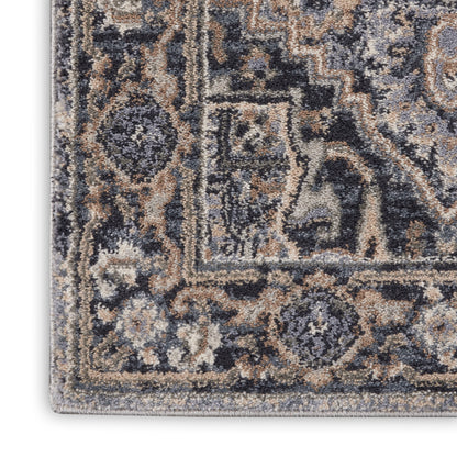 Nourison Home Moroccan Celebration  Navy  Traditional