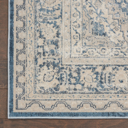Nourison Home Malta  Blue  Traditional