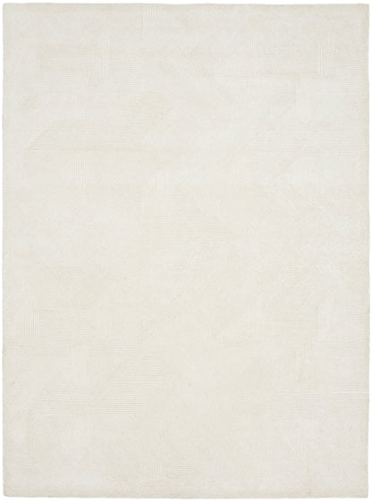 Michael Amini Ma30 Star SMR01 Ivory Contemporary Hand Tufted Rug