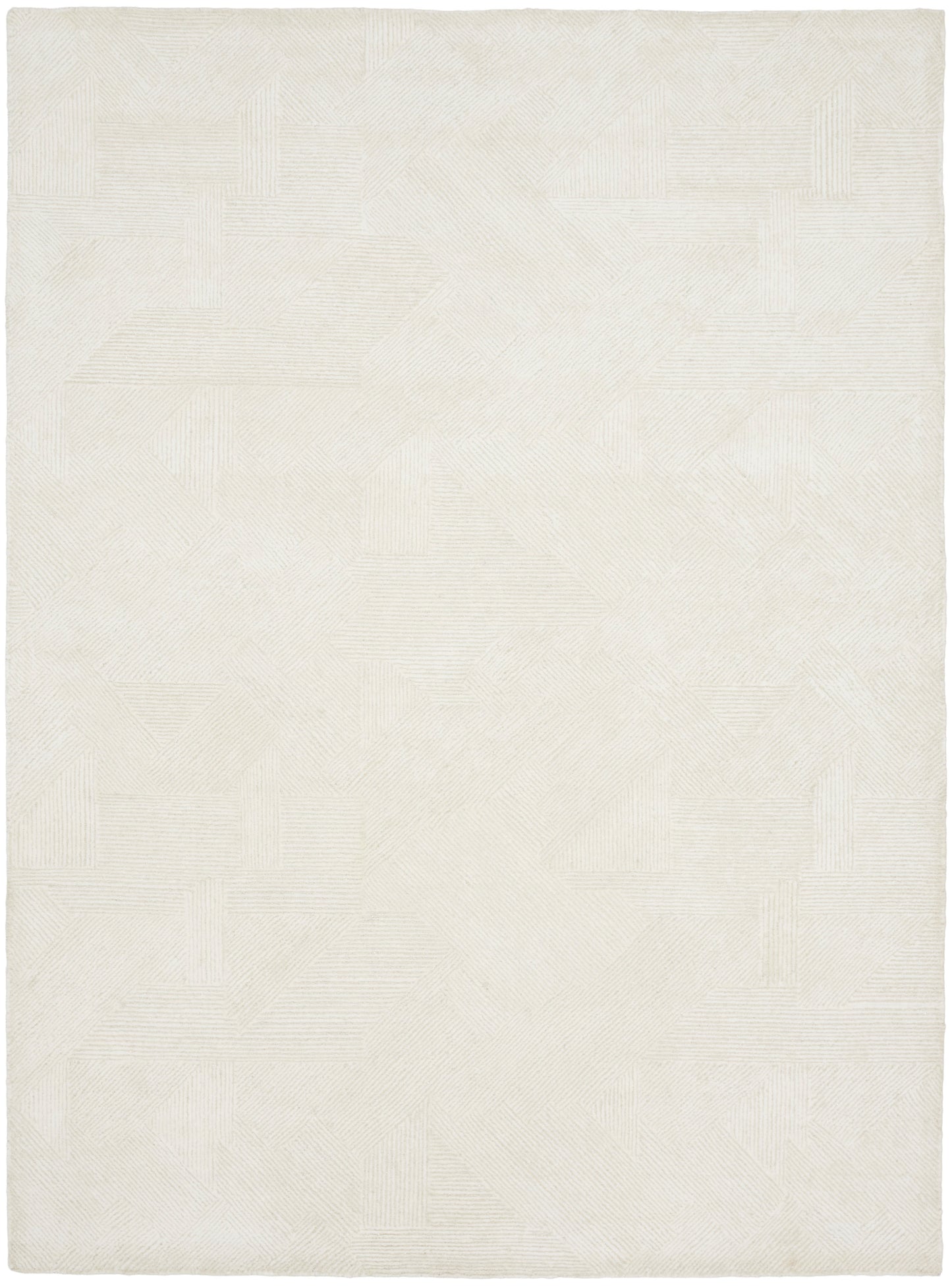Michael Amini Ma30 Star SMR01 Ivory Contemporary Hand Tufted Rug