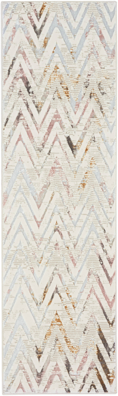 Nourison Home Glitz GLZ05 Multicolor Contemporary Power-loomed Rug