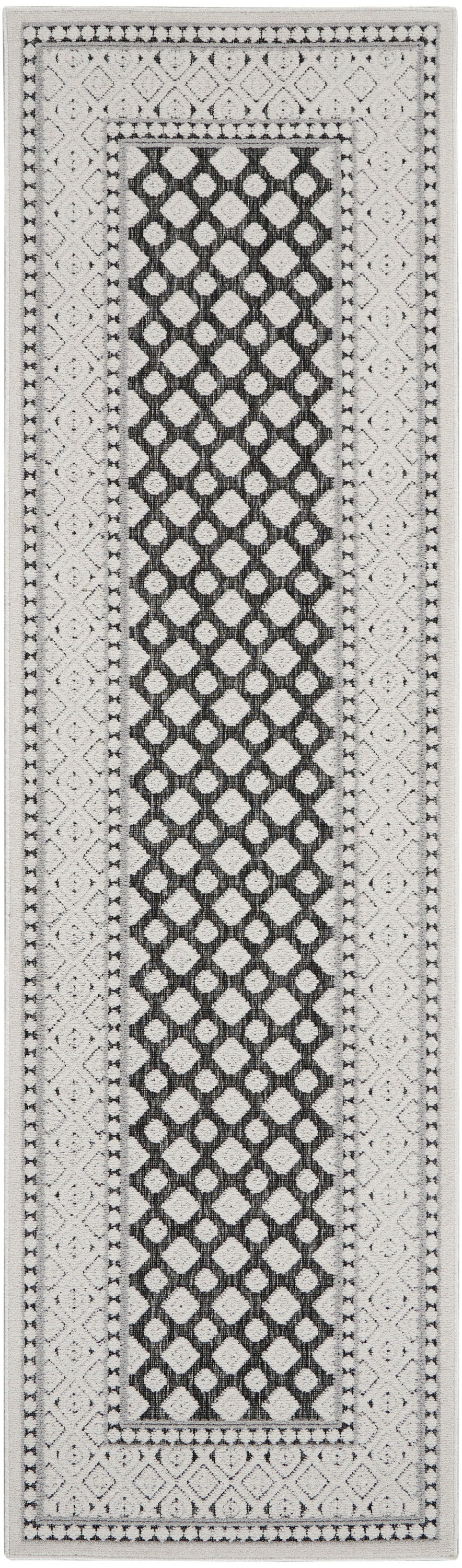 Nourison Home Key Largo KLG02 Dark Grey Transitional Power-loomed Rugs