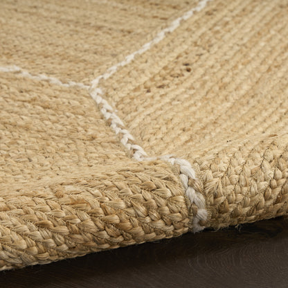 Nourison Home Terrazzo Jute  Natural  Contemporary