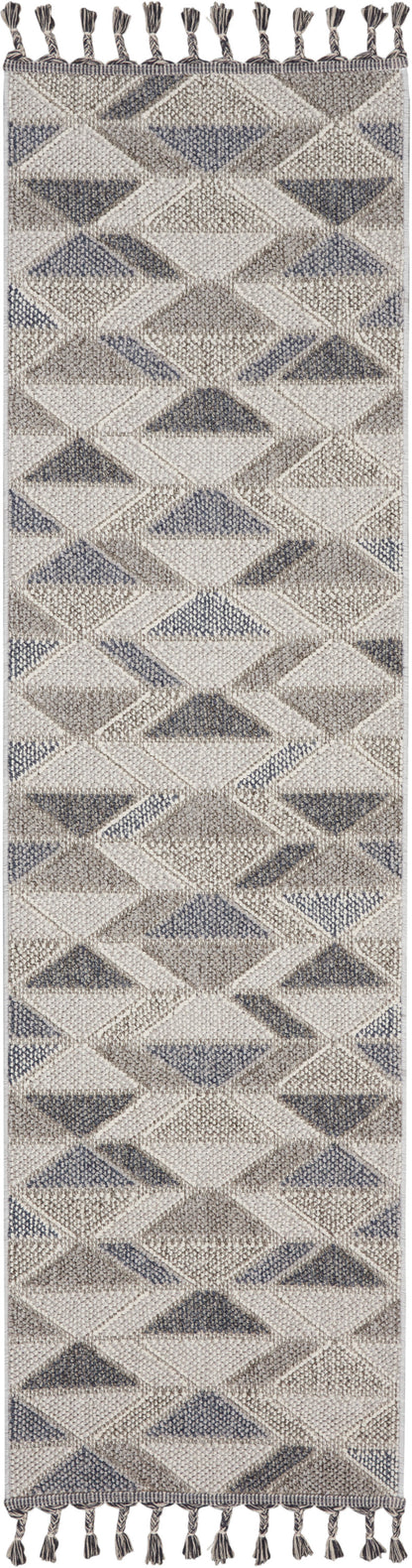 Nourison Home Paxton PAX01 Grey Charcoal Contemporary Power-loomed Rug