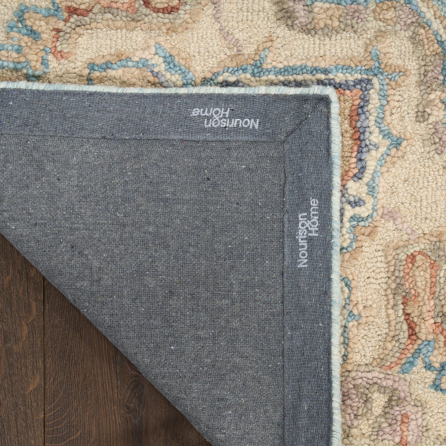 Nourison Home Maison  Light Blue Ivory  Traditional