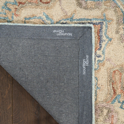 Nourison Home Maison  Light Blue Ivory  Traditional