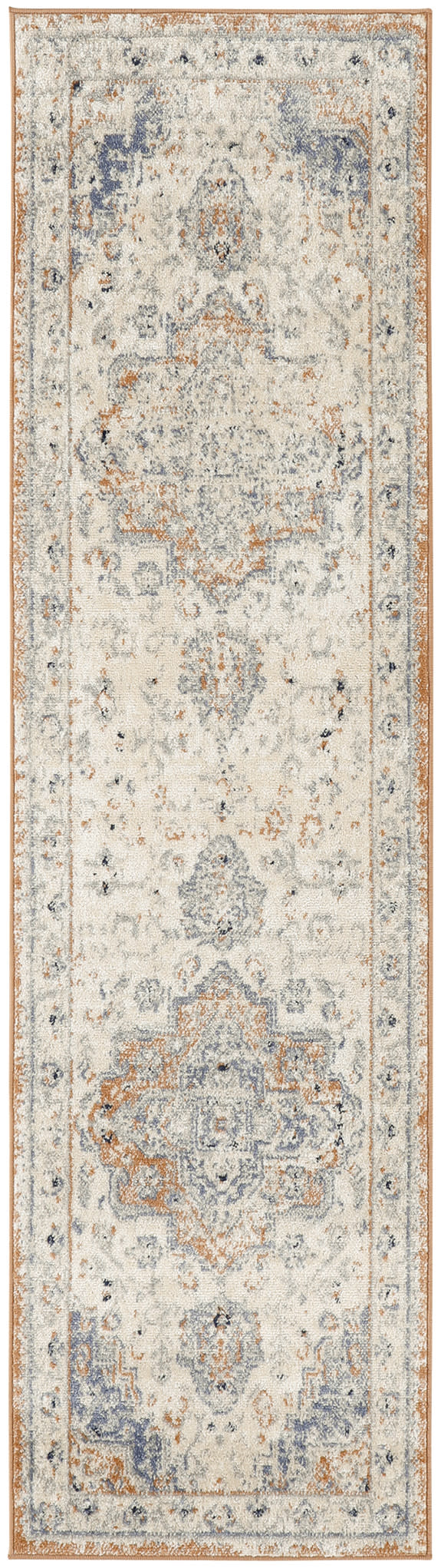 Nourison Home Nourison Essentials Persian NRE07 Beige Blue Traditional Power-loomed Rug